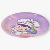 シェフズスペシャルダイニング紙プレート ペーパープレート (アングル)