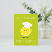 シェフズハットキャラクターはがき ポストカード (スタンド正面)