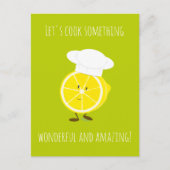 シェフズハットキャラクターはがき ポストカード (正面)