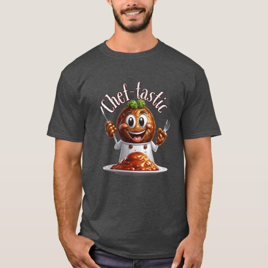シェフタスティックミートボール魔法 Tシャツ (正面)