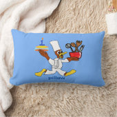 シェフダッキー（アヒルちゃん）Kazooお願いスロー装飾用クッション ランバークッション (ブランケット)