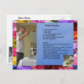 シェフダビッドズチーズフォンデュレシピ ポストカード (正面/裏面)