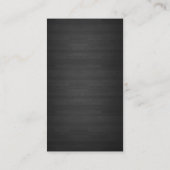 シェフダークエレガントウッドケータリング 名刺 (裏面)