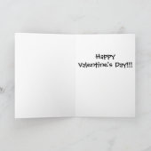 "シェフテーブル"のバレンタインデーカード シーズンカード (内部)