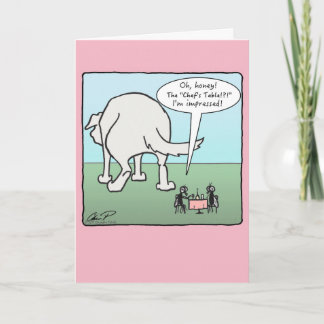 "シェフテーブル"のバレンタインデーカード シーズンカード