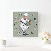 シェフトッシングウォール時計 スクエア壁時計 (ホーム)