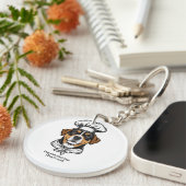 シェフドッグビベス キーホルダー (正面右)