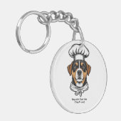 シェフドッグビベス キーホルダー (正面左)