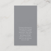 シェフナイフグラフィックケータリング名刺 名刺 (裏面)