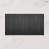 シェフナイフケータリングレストランエレガンダークウッド 名刺 (裏面)