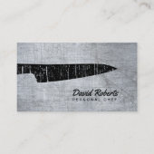 シェフナイフケータリングレストランメグランジタル 名刺 (正面)