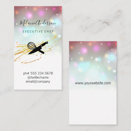 シェフナイフツール 名刺 (正面/裏面)