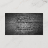 シェフナイフ |ステーキ 名刺 (裏面)