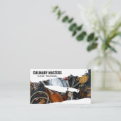 シェフナイフ | スプーンスパイス 名刺 (スタンド正面)