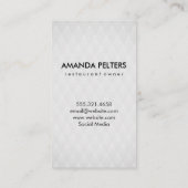 シェフハットとナイフ | 料理 名刺 (裏面)