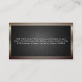 シェフハットとヘチュラ | 料理ロゴ 名刺 (裏面)