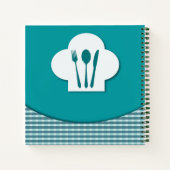 シェフハットと器具のレシピノート ノートブック (裏面)