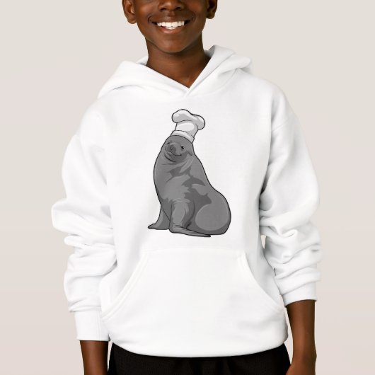 シェフハットと調理師としてシール (正面)