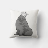 シェフハットと調理師としてシール クッション (裏面)