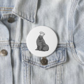 シェフハットと調理師としてシール 缶バッジ (インサイチュ)