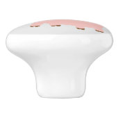 シェフハットを着たかわいいマンガシェフ セラミックノブ (側面)