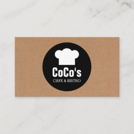 シェフハットサークル – 段ボールボックス 名刺