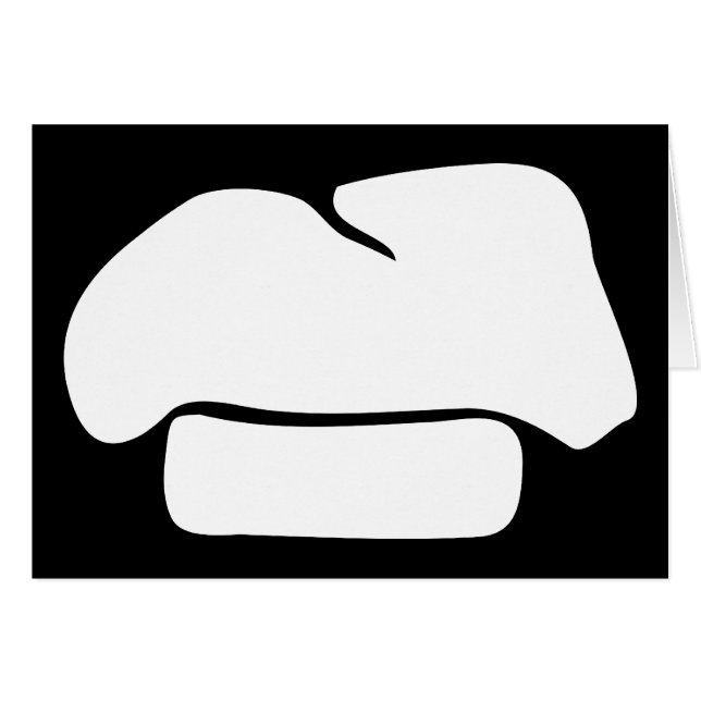 シェフハットシルエット (正面横)