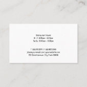 シェフハットシルバーウェアロゴ 名刺 (裏面)