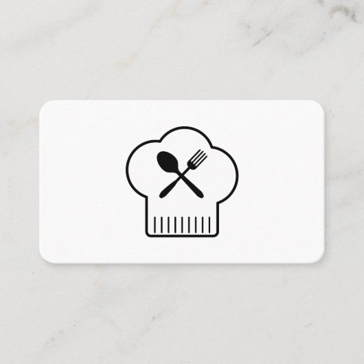 シェフハットシルバーウェア 名刺 (正面)