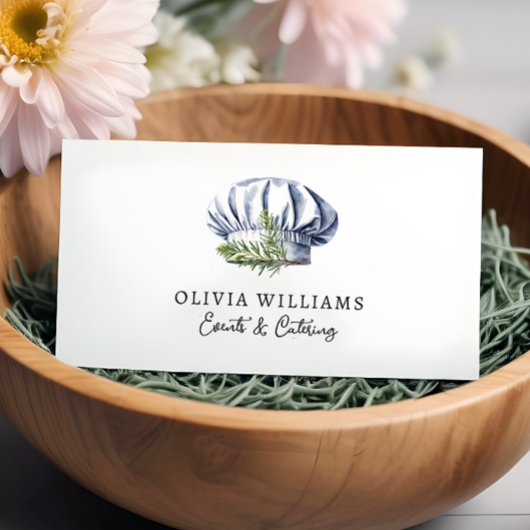 シェフハットパーソナルシェフ&ケータリング 名刺