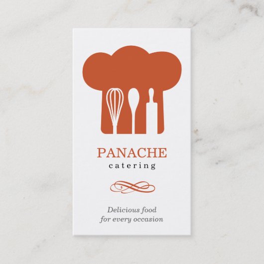 シェフハットビジネスカード 名刺 (正面)