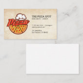 シェフハットピザスライス 名刺 (正面/裏面)