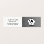 シェフハットブッチャーナイフ 名刺 (外部フラット)