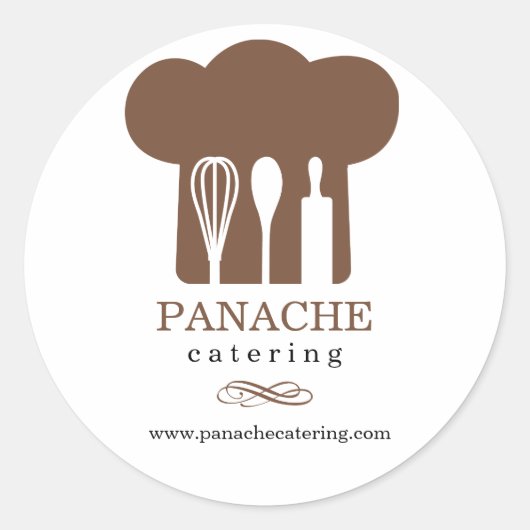 シェフハットプロモーションシール ラウンドシール (正面)