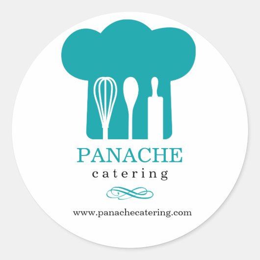 シェフハットプロモーションシール ラウンドシール (正面)