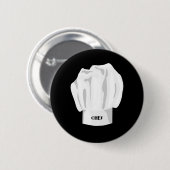 シェフハットボタン 缶バッジ (正面&裏面)