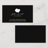 シェフハットロゴパーソナルシェフケータリング 名刺 (正面/裏面)