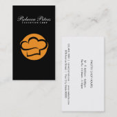 シェフハット料理 名刺 (正面/裏面)