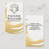 シェフハット |キッチン料理ツール 名刺 (正面/裏面)