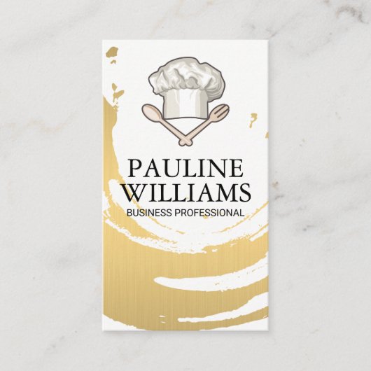 シェフハット |キッチン料理ツール 名刺 (正面)