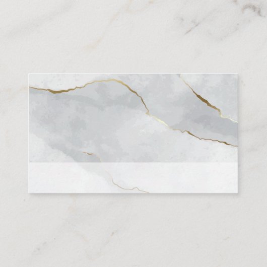 シェフハット |ダイナーウェア |大理石名刺 名刺 (裏面)