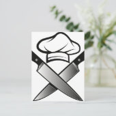 シェフハット・ナイフズ ポストカード (スタンド正面)