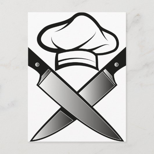 シェフハット・ナイフズ ポストカード (正面)
