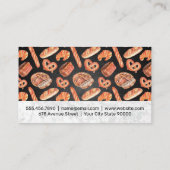 シェフハット | プレッツェルとパン | ベーカリー 名刺 (裏面)