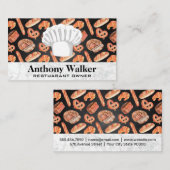 シェフハット | プレッツェルとパン 名刺 (正面/裏面)