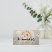 シェフハット |レストラン |ケータリング 名刺 (スタンド正面)