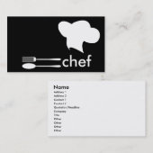 シェフハット 名刺 (正面/裏面)