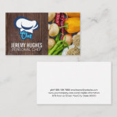 シェフハット | 新鮮な農産物 名刺 (正面/裏面)