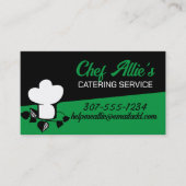 シェフハートハーブシェフケータリング料理クラス 名刺 (正面)