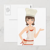 シェフバスト ポストカード (正面/裏面)